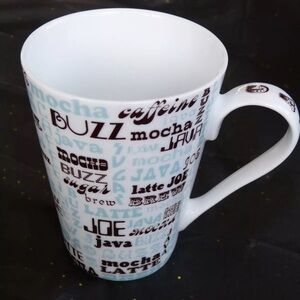 JONATHAN ADLER FOR BARNES & NOBLE JAVA/MOCHA/LATTE PRINT CUP/MUG